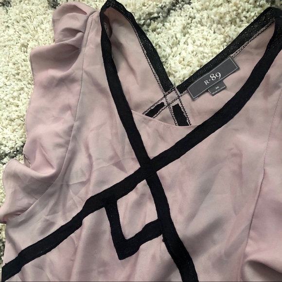 NWOT Blush Cinched Waist Flirty Mini Dress - Picture 2 of 4